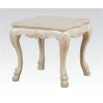 Hanson Brown Wood End Table w/Oversized Turned Legs